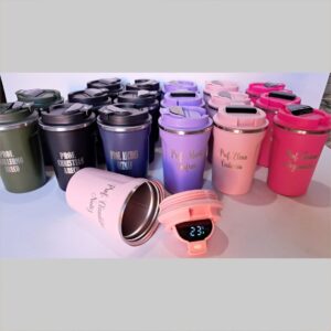 Vaso Térmico Inteligente para Café con Sensor de Temperatura - 500ml