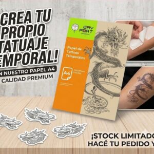 Papel para Tatuajes temporales